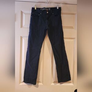 Levi's Denizen Skinny Fit black jeans